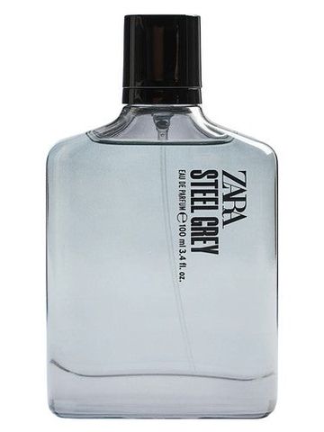 Zara Steel Grey fragrance bottle