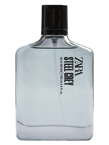 Zara Steel Grey fragrance bottle