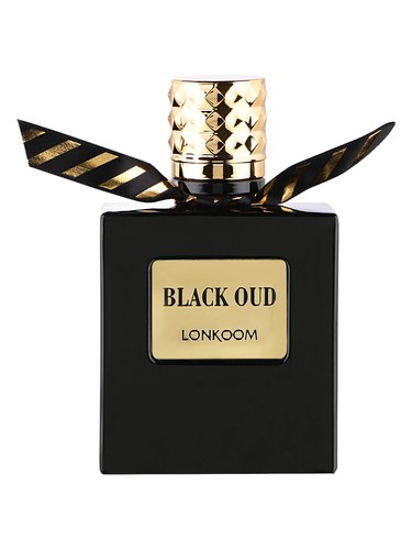 Lonkoom Parfum Black Oud fragrance bottle