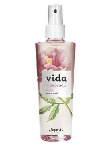 Jequiti Vida + Renovada Peônia fragrance bottle