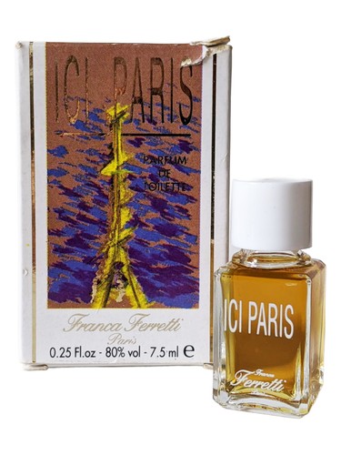 Franca Ferretti Ici Paris fragrance bottle