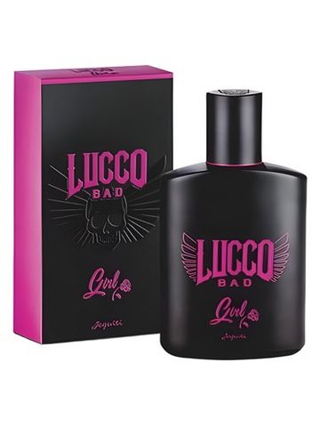 Jequiti Lucco Bad Girl fragrance bottle