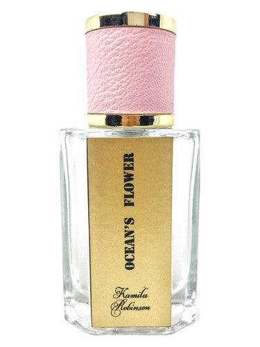 Kamila Robinson Оcean’s flower fragrance bottle
