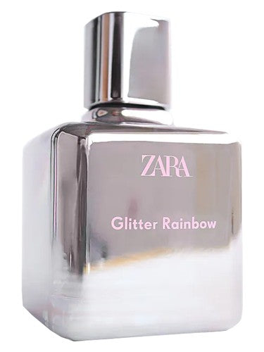 Zara Glitter Rainbow fragrance bottle