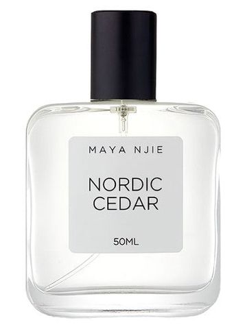 Maya Njie Nordic Cedar fragrance bottle
