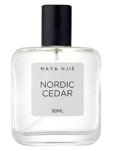 Maya Njie Nordic Cedar fragrance bottle