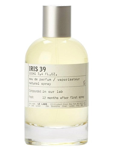 Le Labo Iris 39 fragrance bottle