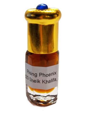The Rising Phoenix Perfumery Sheikh Khalifa Attar fragrance bottle