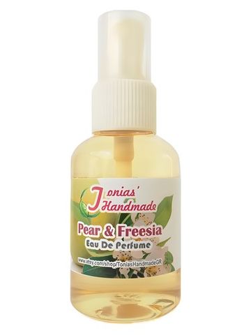Tonias' Handmade Pear & Freesia fragrance bottle