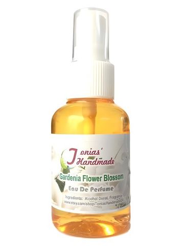 Tonias' Handmade Gardenia Flower Blossom fragrance bottle
