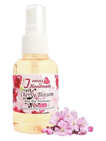 Tonias' Handmade Cherry Blossom fragrance bottle