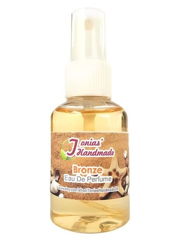 Tonias' Handmade Bronze fragrance bottle