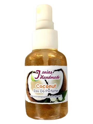 Tonias' Handmade Coconut fragrance bottle