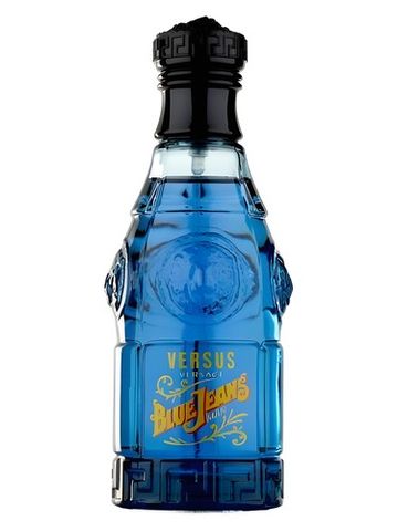 Versace Blue Jeans fragrance bottle