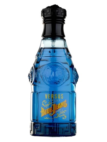Versace Blue Jeans fragrance bottle