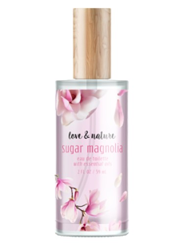 Love & Nature Sugar Magnolia fragrance bottle