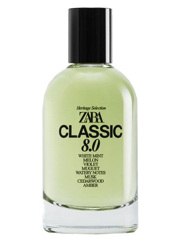 Zara Classics 8.0 fragrance bottle
