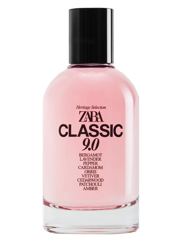 Zara Classics 9.0 fragrance bottle