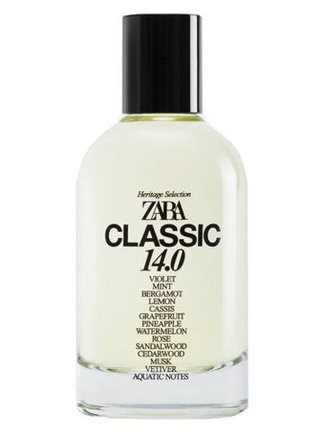 Zara Classics 14.0 fragrance bottle