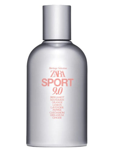 Zara Sport 9.0 fragrance bottle
