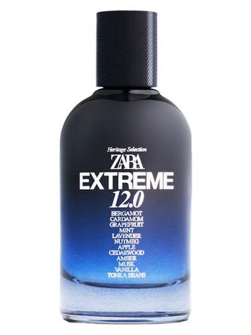 Zara Extreme 12.0 fragrance bottle