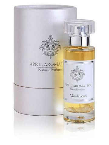 April Aromatics Vanilicious fragrance bottle