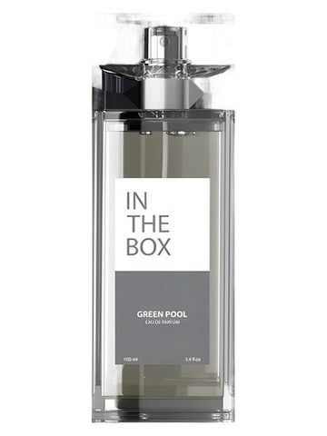 In The Box Green Pool fragrance bottle