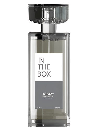 In The Box Sauvegy fragrance bottle