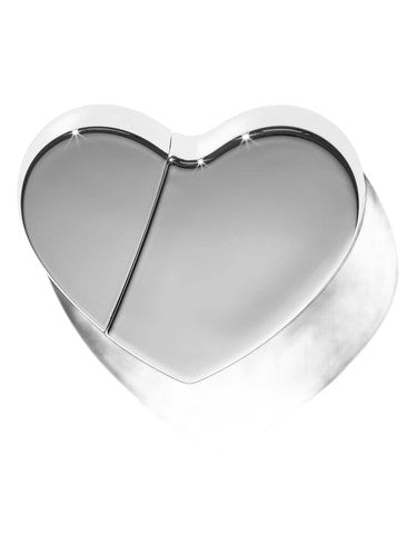KKW Fragrance Hearts Silver fragrance bottle