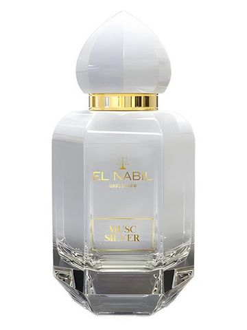El Nabil Musk Silver fragrance bottle