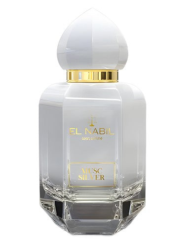 El Nabil Musk Silver fragrance bottle