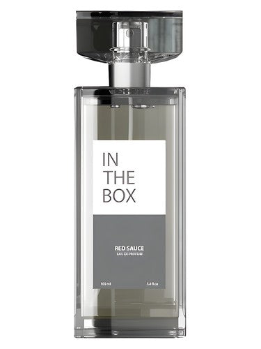 In The Box Red Sauce fragrance bottle
