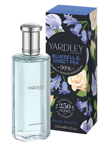 Yardley Bluebell & Sweet Pea fragrance bottle
