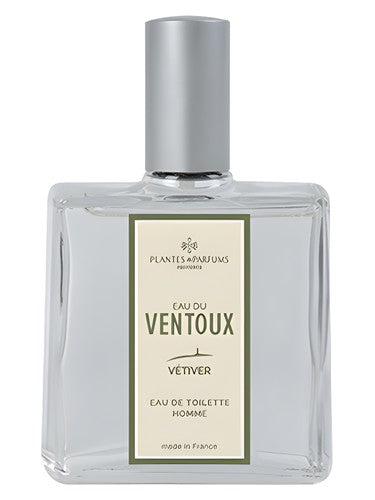 Plantes Parfums Eau du Ventoux Vétiver fragrance bottle