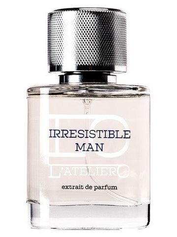 L'Ateliero Irresistible Man fragrance bottle