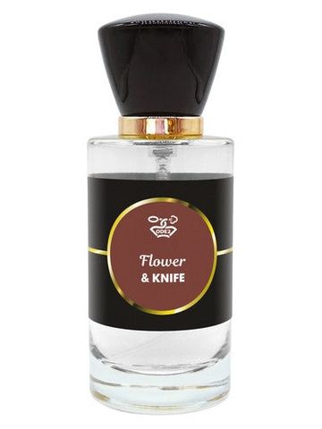 Odetu Flower & Knife fragrance bottle