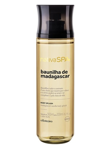 O Boticario Baunilha de Madagascar fragrance bottle