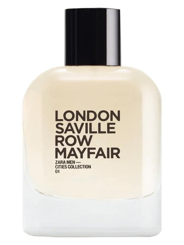 Zara London Saville Row Mayfair fragrance bottle