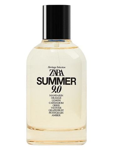 Zara Summer 9.0 fragrance bottle