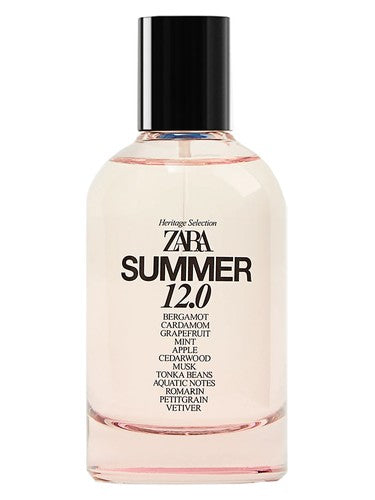 Zara Summer 12.0 fragrance bottle