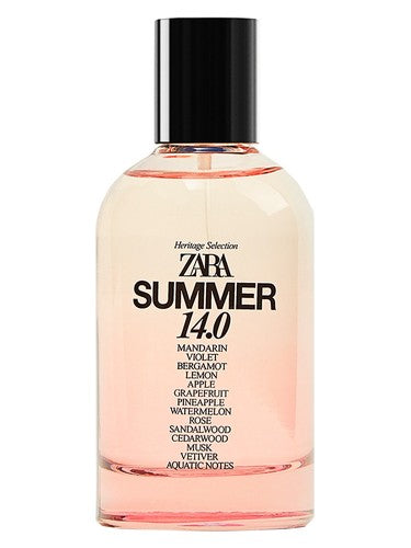 Zara Summer 14.0 fragrance bottle