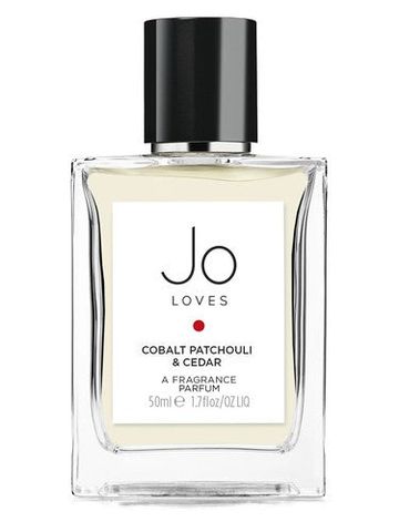 Jo Loves Cobalt Patchouli & Cedar fragrance bottle
