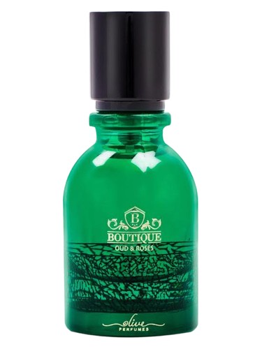 Olive Perfumes Oud & Roses fragrance bottle