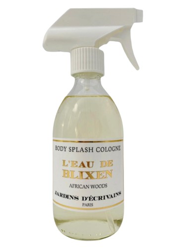 Jardins d Ecrivains Splash Cologne Eau de Blixen fragrance bottle
