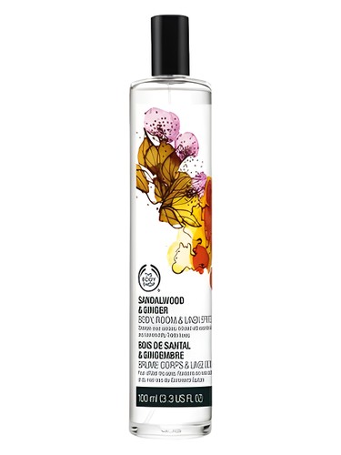 The Body Shop Sandalwood & Ginger fragrance bottle