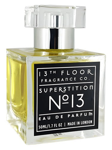 13th Floor Fragrance Superstition No. 13 fragrance bottle