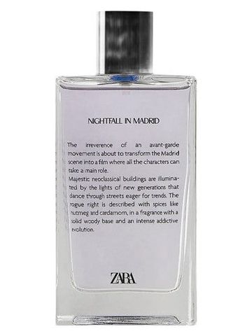 Zara Nightfall In Madrid fragrance bottle