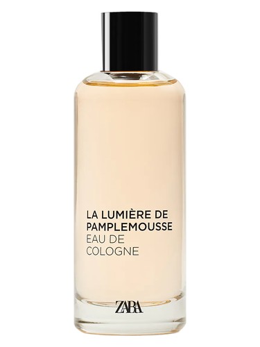 Zara La Lumiere de Pamplemousse fragrance bottle