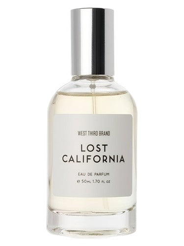 West Third Brand Lost California fragrance bottle