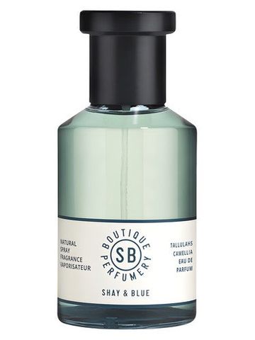 Shay Blue London Tallulahs Camellia fragrance bottle